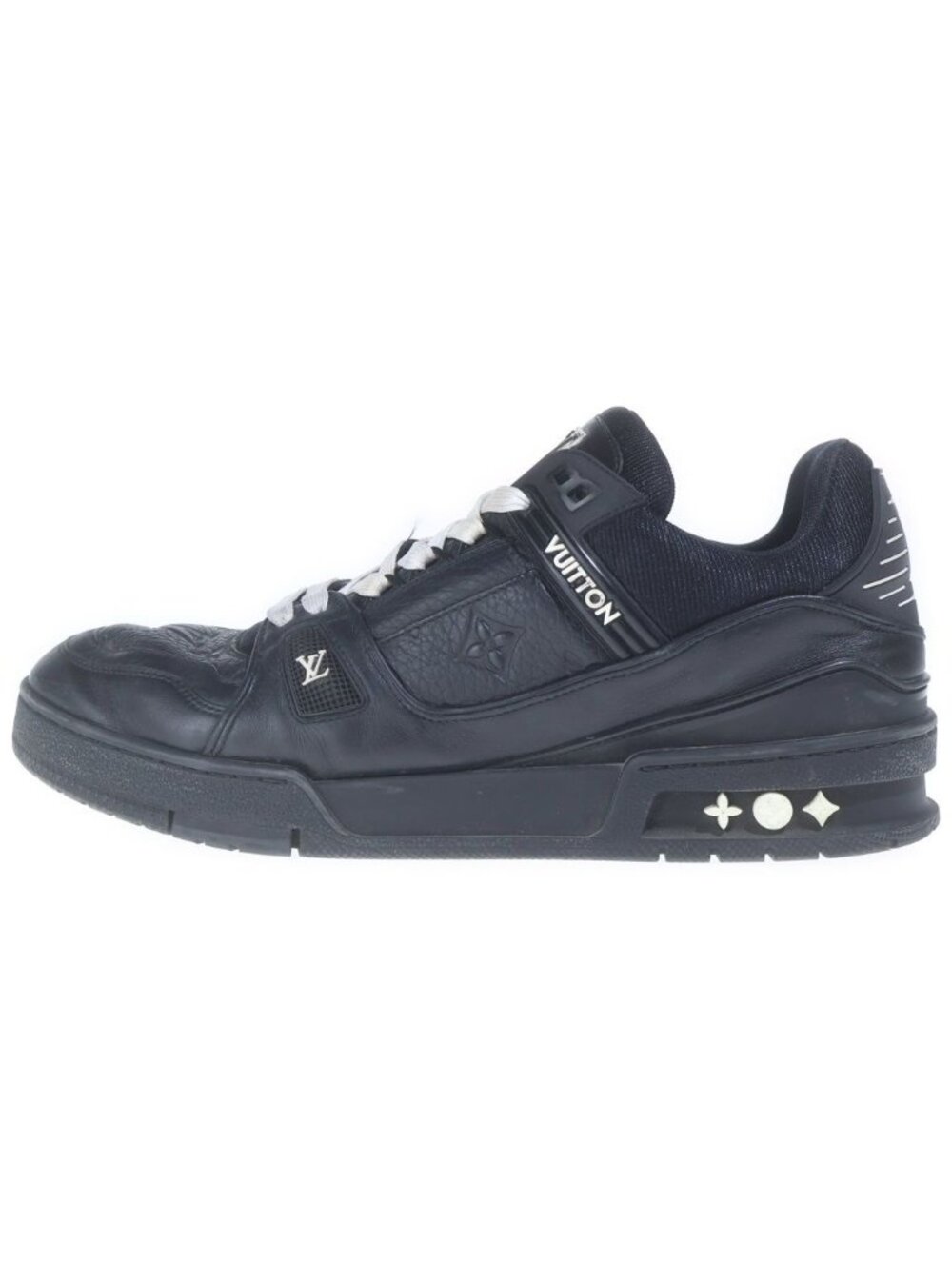 Louis Vuitton LV Trainers Line Sneakers Low-Cut Black